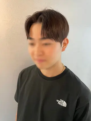 ショート メンズ 韓国リアルハッシュ レイヤーカットのヘアスタイル