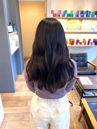 セミロング セジールヘアメゾン所属・韓国レイヤー/透明感 カラー🐈曾根高のヘアスタイル