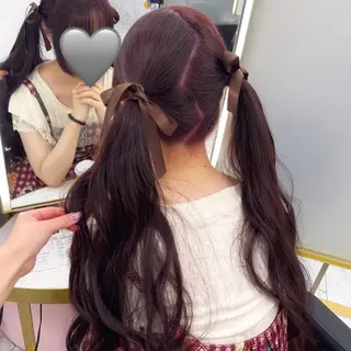 ロング 渋谷/ブリーチなし カラー/ひなののヘアスタイル