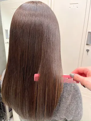 セミロング カラー アイブロウモデル 募集中🍒/北爪まゆのヘアスタイル