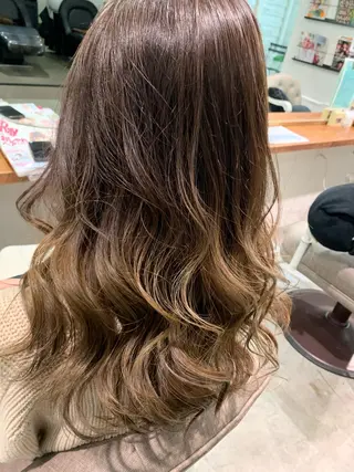 ロング カラー ヘアアレンジ 指名支持率NO.1 スタイリストのヘアスタイル