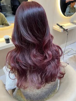 ロング カラー 松井 晴希のヘアスタイル