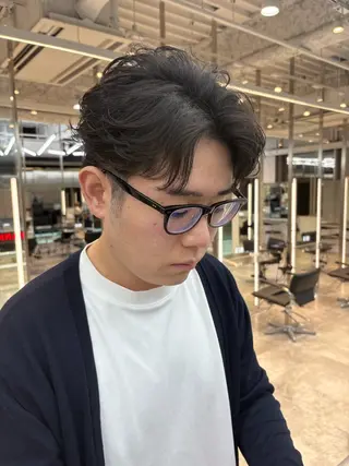 パーマ メンズ fifth 桐山 蒼史のヘアスタイル