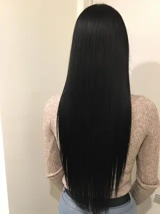 ロング 🌈評価No.1🌈 艶髪カラー❌エクステのヘアスタイル