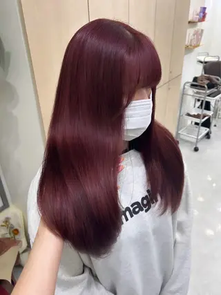 ロング カラー IS所属・横浜美容室/透明感 カラー/レイヤーのヘアスタイル