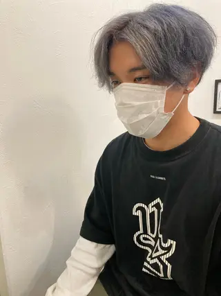 カラー メンズ 新田龍之輔 →メンズ／派手髪のヘアスタイル