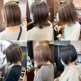 ショート 縮毛矯正/ショート/ レイヤー/畑中正敏のヘアスタイル