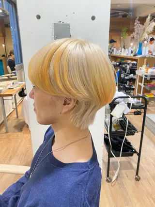 ショート カラー longtemps所属・竹内 柚子のヘアスタイル