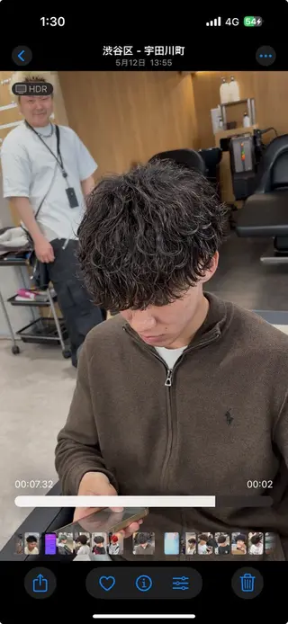 ショート パーマ指名率No1 メンズ特化ケイトのヘアスタイル