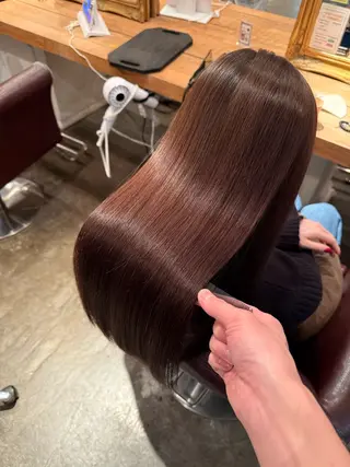 ロング 髪質改善／美髪矯正 林田和真のヘアスタイル