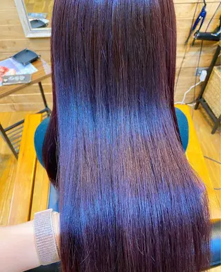 ロング カラー 髪質改善🌟透明感 🌟三塚有紀子のヘアスタイル