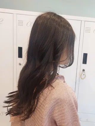 ロング 暗髪艶カラー/ 髪質改善TR/maiのヘアスタイル