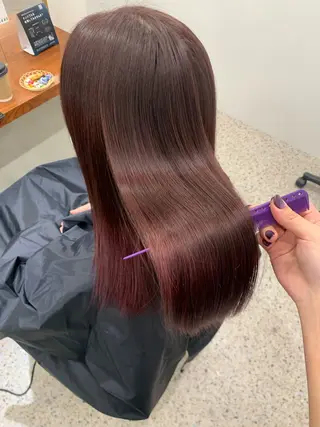 セミロング ハイトーン/ラベンダ ー/ユイナ🪄のヘアスタイル