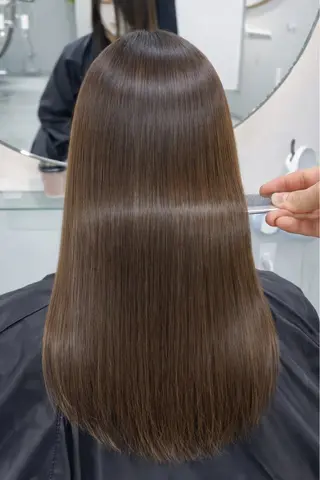 ロング 美髪縮毛矯正／ツヤ 髪カラー🫧つばさのヘアスタイル