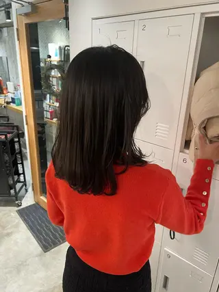 ミディアム Tonukoa Rua所属・レディースモデル カット/中川翔太のヘアスタイル