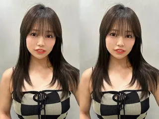 ロング MASHU韓国ヘア/ レイヤー/透明感カラのヘアスタイル