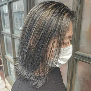 カラー ミディアム grow上野御徒町【グロウ】所属・ブリーチ・ハイトーン 特化🎉内山のヘアスタイル