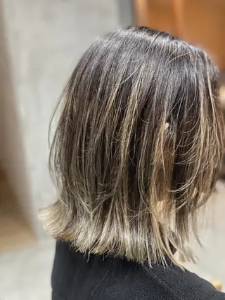 ミディアム 野間 祐哉のヘアスタイル