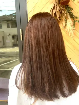 ミディアム カラー A･One  青山店所属・🦎今川 かりん🦎のヘアスタイル