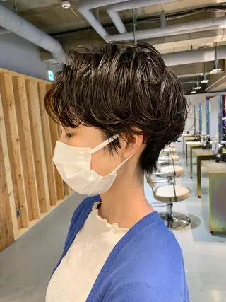 ショート パーマ tension 【テンション】のヘアスタイル