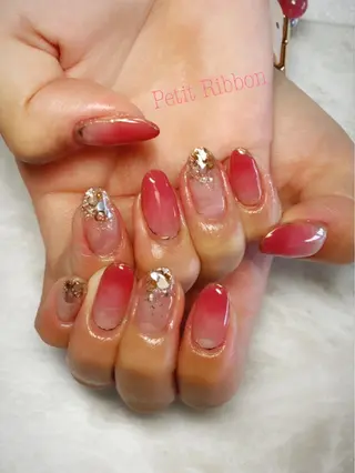 ネイル ネイルPetit Ribbonのネイルデザイン