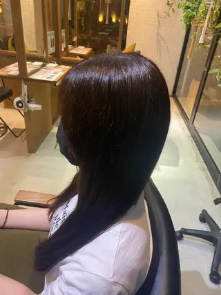 ロング FERIAあべの店 瀧本岬のヘアスタイル