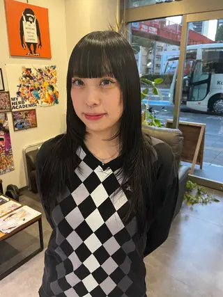 ロング アトム/ウルフ パーマ/レイヤーのヘアスタイル