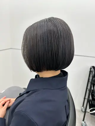 ショート カラー 髪質改善 /ツヤ髪/植竹偉吹のヘアスタイル