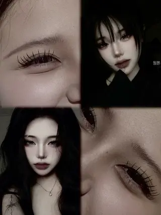 マツエク・マツパ Aimi /似合わせ 束感まつげ🖤のマツエク・マツパデザイン