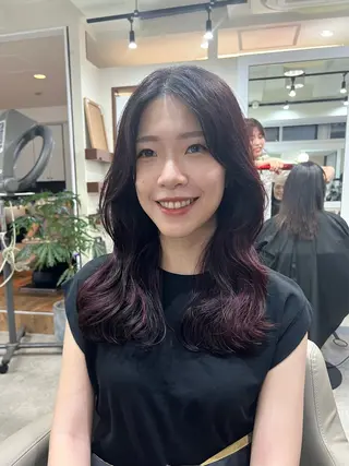 ミディアム ace share salon所属・韓国風パーマ/ 菅沼 成郷のヘアスタイル