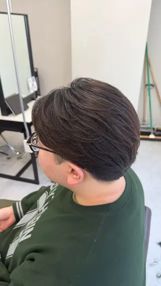 ショート ヘアアレンジ メンズ ウルフ/毛流れ/ アイロン風/AOTOのヘアスタイル