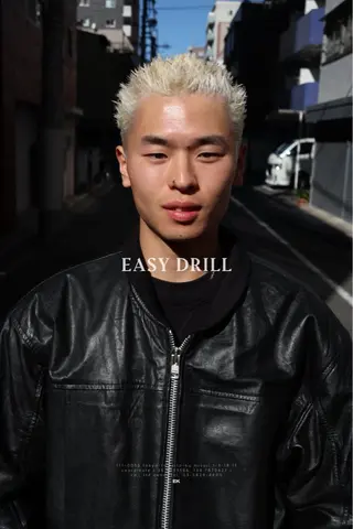 ショート カラー パーマ メンズ イージードリル‼️イ ージーパーマ‼️平山のヘアスタイル