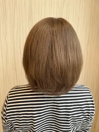 ミディアム 松尾 怜奈のヘアスタイル