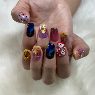 ネイル Amber21.所属・Nagahama Akariのネイルデザイン