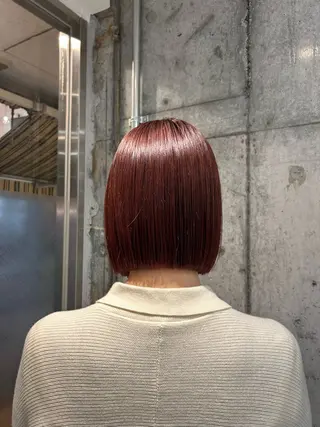 ショート カラー 🦖ミニボブ/ボブ /MOEKA🦕のヘアスタイル