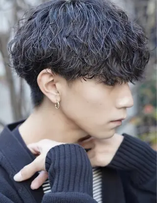 パーマ キッズ 👑メンズパーマ屋 👑/栄/馬場斗生のヘアスタイル