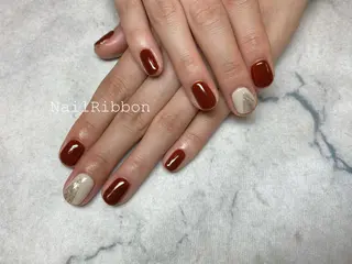 ネイル ネイルリボン 伊藤のネイルデザイン