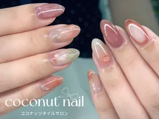 ネイル 神田 ココナッツのネイルデザイン