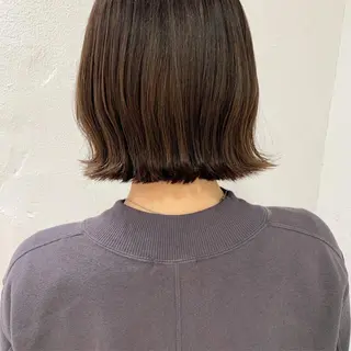 ミディアム ヘアアレンジ 🫧透明感カラー/ ボブ/小笠原汐海🪽のヘアスタイル