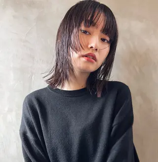 ミディアム ショート/ボブ /パーマ🌿柏原良亮のヘアスタイル