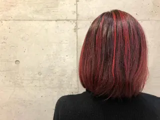 ミディアム カラー 大栗 佑也  髪質改善のヘアスタイル