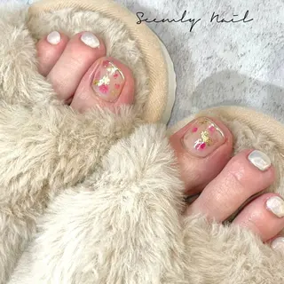 ネイル Seemly 千田町店所属・フラワーパラジェル 🌸シームリーエミのネイルデザイン