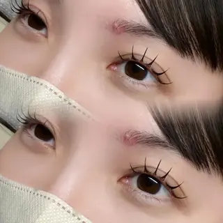 マツエク・マツパ F room UMEDAのマツエク・マツパデザイン