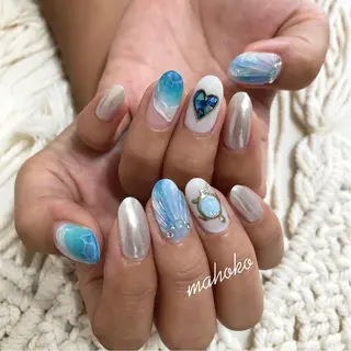 ネイル She nail studio 原宿所属・パラジェル有/ スカルプ/mahoのネイルデザイン