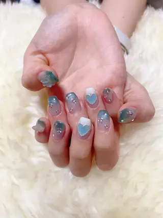 ミディアム 💜MIYA nail川崎店のネイルデザイン