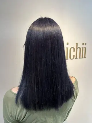 ロング カラー yu mekaのヘアスタイル