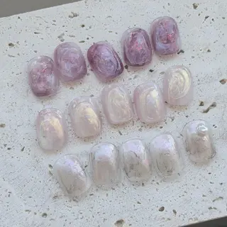 ネイル 🎀 Hiyubi._.nail 🫧所属・🎀フェイ フェイ🫧💗のネイルデザイン