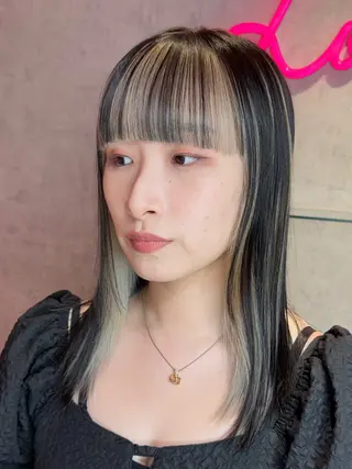 ロング カラー 韓国ヘア/艶カラー /田中悠佑のヘアスタイル