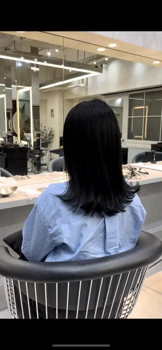 ミディアム 池袋/似合わせ/縮毛 髪質改善【ugen】のヘアスタイル