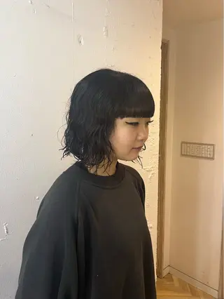 パーマ ᴛᴏᴍᴏᴋᴀ / ᴄʜᴇʀɪのヘアスタイル